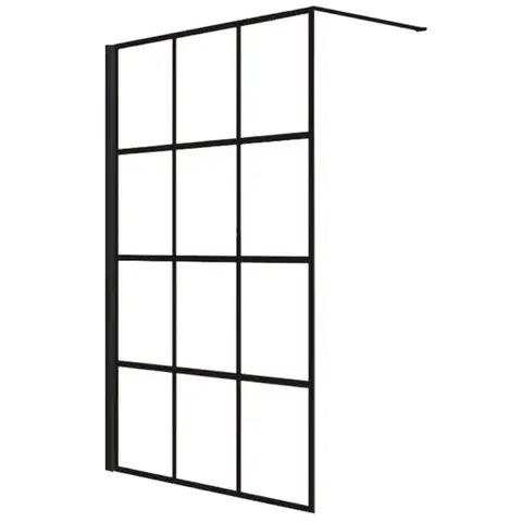 Sprchy WALK-IN Sprchová stena Walk-In Metro 110x195 black
