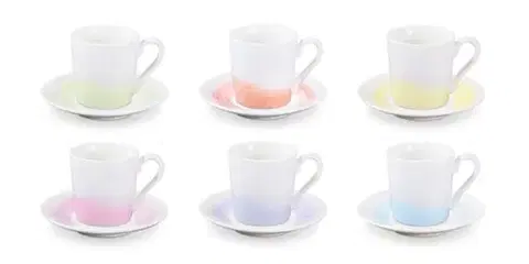Hrnčeky a šálky TESCOMA Šálka espresso s podšálkou myCOFFEE, 6ks, Pastels