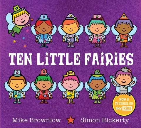 Leporelá, krabičky, puzzle knihy Ten Little Fairies - Mike Brownlow