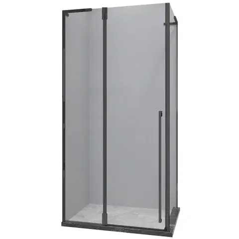 Sprchové kúty 80x80 Sprchový kút štvorcový Bravo 90x90x195 black
