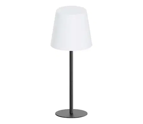Lampy  LED RGB stmievateľná dotyková stolová lampa LUCIA LED/2W/5V 3600 mAh IP44 čierna 336385
