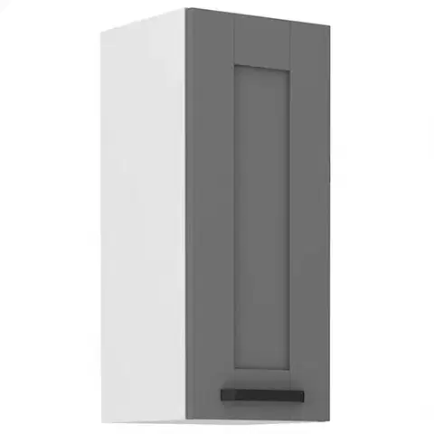 Kuchynské skrinky visiace Kuchynská skrinka Luna dustgrey/biela 30G-72 1F