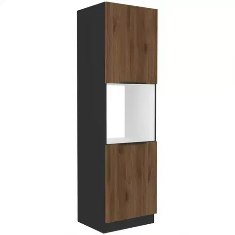 Kuchynské skrinky stojace Kuchynská skrinka Monza orech okapi 60dp-210 2f