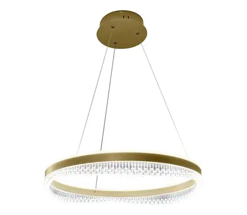 Svietidlá  LED Luster na lanku LED/52W/230V pr. 60 cm zlatá ML0999