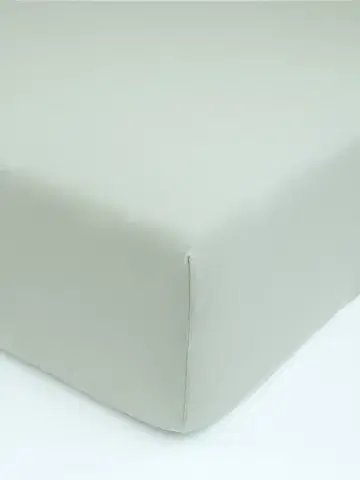 Plachty MKLozkoviny.sk Jersey plachta s elastanom Deluxe 120 × 200 cm – sivozelená