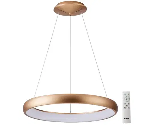Svietidlá Azzardo  - LED Stmievateľný luster na lanku ANTONIO LED/32W/230V zlatá + DO 