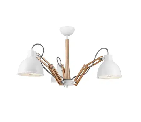 Svietidlá  Prisadený luster MARCELLO 3xE27/60W/230V LM-3.96 WHITE
