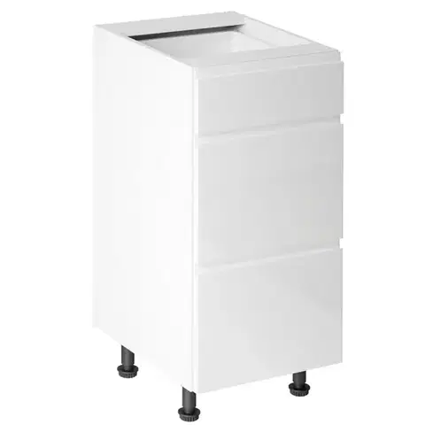 Kuchynské skrinky stojace Kuchynská Skrinka Gardena D40s3 White