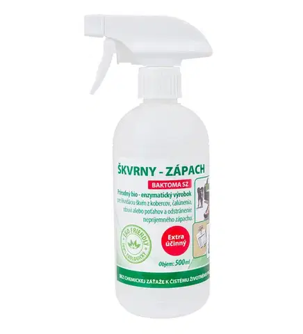 Upratovanie Baktérie na škvrny a zápach - Baktoma SZ 0,5l Baktoma SZ: 0,5 l