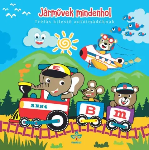 Pre deti a mládež - ostatné Járművek mindenhol - Tréfás kifestő autóimádóknak