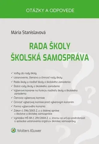 Manažment Rada školy Školská samospráva - Mária Stanislavová