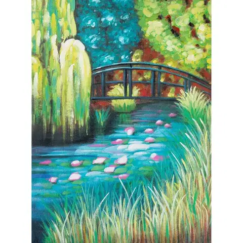 Obrazy Plátno maľba Bridge 50 x 70 cm