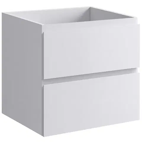 Kúpeľňový nábytok CERANO - Kúpeľňová skrinka pod umývadlo Carole - biela matná - 54x48x45 CER-670762