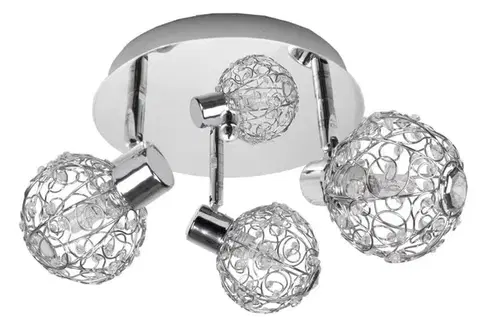 Stropná svetla Stropné svietidlo 3X40W G9 chróm GOLLAR