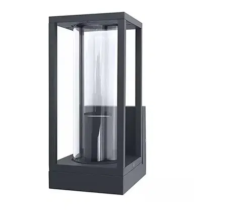 LED osvetlenie Ledvance - Vonkajšie nástenné svietidlo FRAME 1xE27/60W/230V IP44 4058075554399