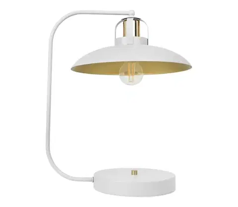Lampy  Stolná lampa FELIX 1xE27/60W/230V biela MLP7706