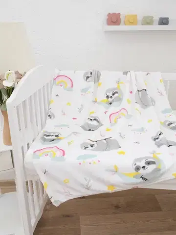 Deky MKLozkoviny.sk Detská deka do postieľky mikroplyš Exclusive 80 × 100 cm – Leňochod