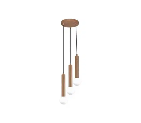 Svietidlá  PND-33574-3-WD - Luster na lanku FILANO 3xG9/5W/230V hnedá PND-33574-3-WD