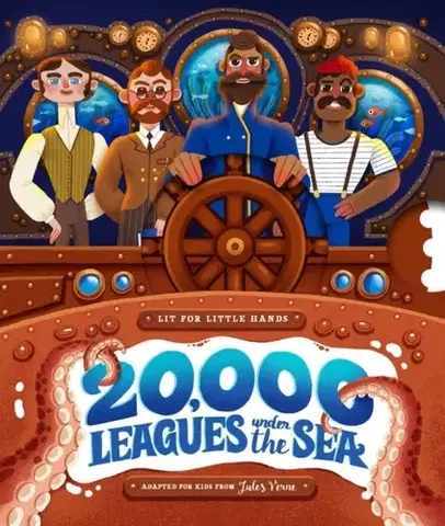Leporelá, krabičky, puzzle knihy Lit for Little Hands: 20,000 Leagues Under the Sea - Jules Verne