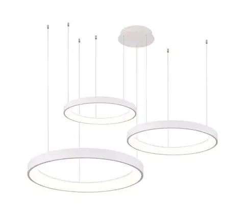 Svietidlá Azzardo  - LED Stmievateľný luster na lanku AGNES LED/120W/230V biela 