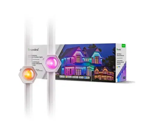 LED osvetlenie Nanoleaf N7401K02-15POL - stmievateľný LED reťaz RGBW 72W/230V 15m 2200-6500K IP67 Wi-Fi N7401K02-15POL