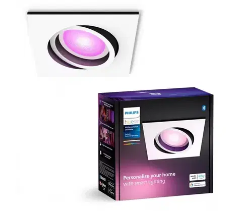 LED osvetlenie Philips - LED RGBW Stmievateľné podhľadové svietidlo Hue CENTURA 1xGU10/4,2W/230V 8720169319219