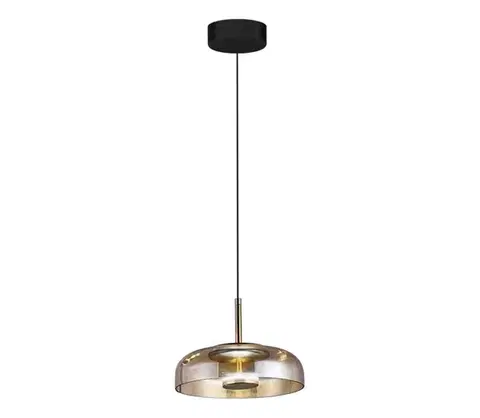 Svietidlá  LED Luster na lanku VETRO LED/6W/230V pr. 23 cm béžová/čierna ML1045