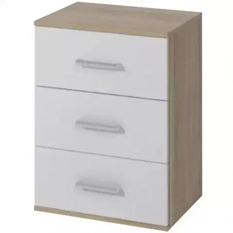 Všetky produkty Nočný stolík Goda III 3S sonoma/biela