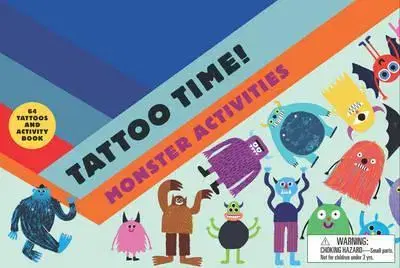Nalepovačky, vystrihovačky, skladačky Tattoo Time! Monster Activities - Rob Hodgson