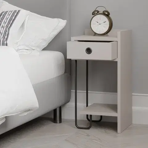 Nočné stolíky Nočný stolík Sirius Right - Light Mocha