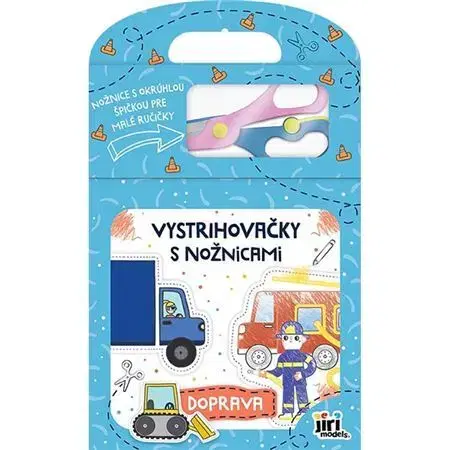 Nalepovačky, vystrihovačky, skladačky Vystrihovačky s nožnicami Doprava