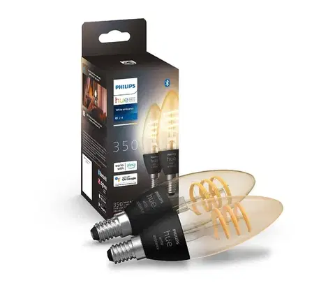 LED osvetlenie SADA 2x LED Stmievateľná žiarovka Philips Hue WHITE AMBIANCE E14/4,6W/230V 8719514411869