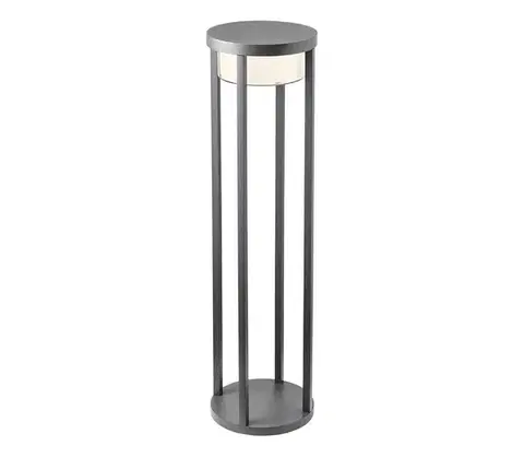 LED osvetlenie Redo 90676 - LED vonkajšie svietidlo MAX LED/15W/230V 2700K 80 cm IP65 antracitové 90676