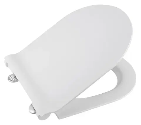 Záchody GSI - WC sedátko, SLIM, Soft Close, Quick Release, biela/chrom MS86CSN11