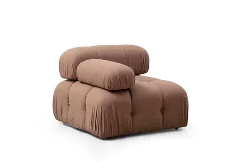 Kreslá Kreslo / Jednomiestna pohovka Bubble L1 - Brown Bouclette