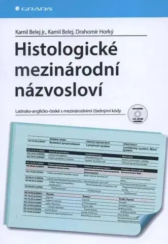 Medicína - ostatné Histologické mezinárodní názvosloví - Kamil Belej,Kamil jr. Belej,Drahomír Horký