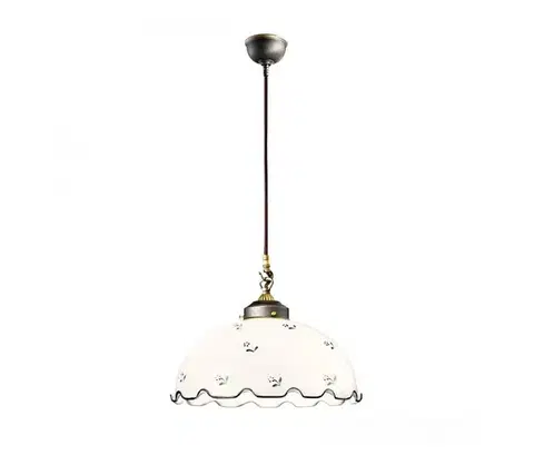 Svietidlá Kolarz 731.30.26 - Luster na lanku NONNA 1xE27/75W/230V zelená 731.30.26