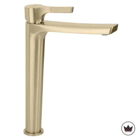 Kúpeľňové batérie REA - Umývadlová batéria PREMIUM Maxim Brush Gold High REA-B8951