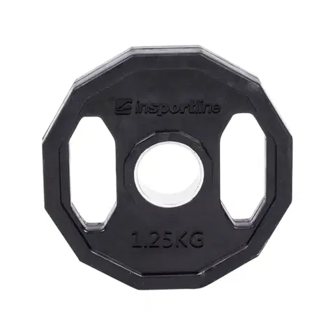 Závažia k činkám Pogumovaný olympijský kotúč inSPORTline Ruberton 1,25 kg 50 mm
