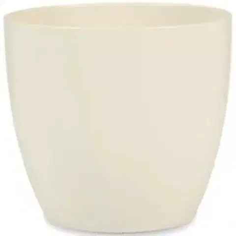 Záhrada Keramický obal na kvetináč Scheurich 920, ø11cm, krémová