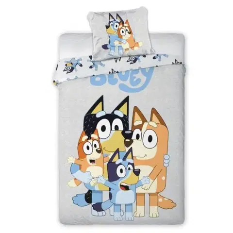 Detské obliečky Obliecky Disney Bluey 140x200cm+90x70cm Faro Tiahome