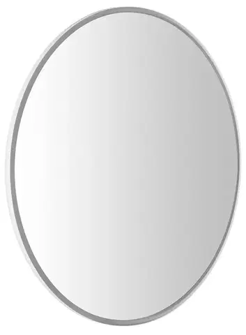 Kúpeľňové zrkadlá SAPHO - FLOAT LED podsvietené zrkadlo, ø 74cm, biela 22574