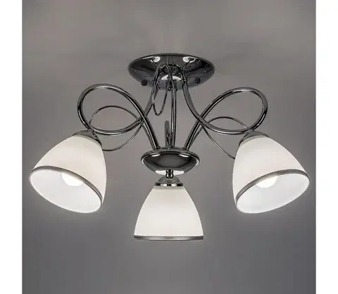 Svietidlá BRILAGI - Prisadený luster FRED, 3×E27/60W/230V, priemer 59 cm, lesklý chróm 63036