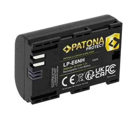 Predlžovacie káble PATONA - Aku Canon LP-E6NH 2600mAh Li-Ion Protect EOS R5/R6 PT13435