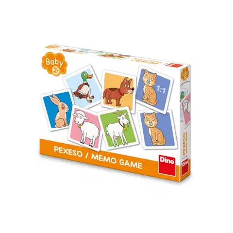 Pexesá Dino Toys Pexeso Domácie zvieratká Dino