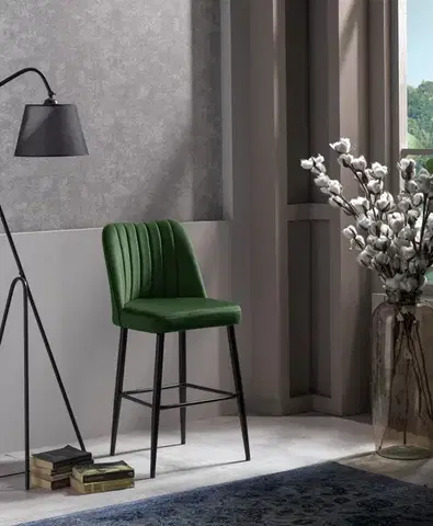 Barové stoličky Bar Stool Set (2 Pieces) Vento - Green