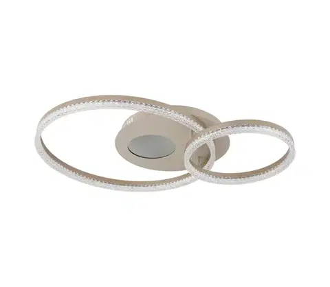 Svietidlá Globo 48480-30 - LED stropné svietidlo SANFORD LED/30W/230V 3000K 70x50 cm béžová 48480-30