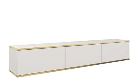 TV stolíky ArtPS TV stolík BIJOU 175 | závesný Farba: Biela