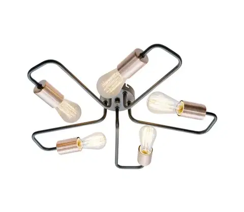 Svietidlá  Prisadený luster HERPE 5xE27/60W/230V 35-66930