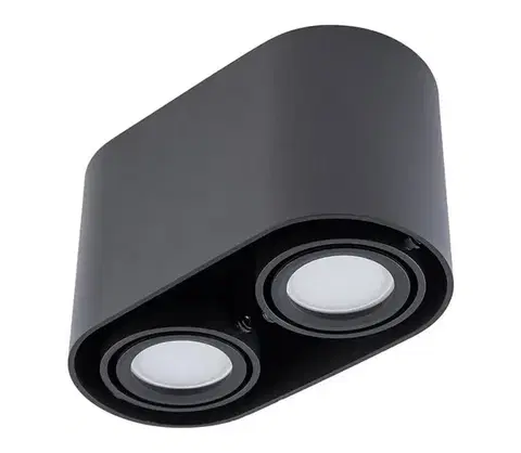 Svietidlá  Bodové svietidlo SIROK 2xGU10/30W/230V čierna SKU012980